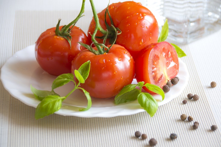 gardening and tomatoes