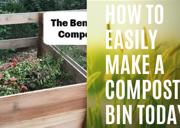 how to easily Make a Compost Bin Today!